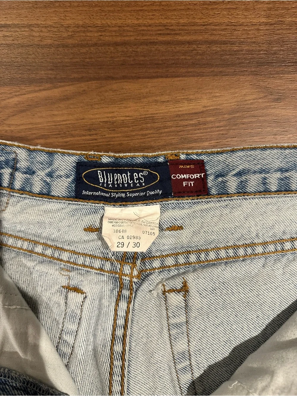 Bluenotes Light Blue Relaxed Fit Distressed Jeans - Picture 5 of 5